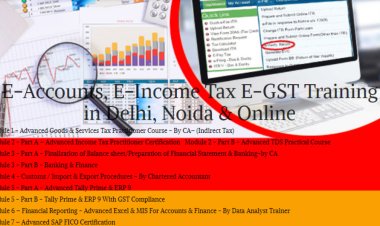 Top Benefits of Studying Accounting in 2025: Career Growth & Financial Success, 100% Job, Accounting Course in Delhi with Job, 110014 -  Free SAP FICO Certification by SLA Consultants India, GST Certification, ITR & DTC Classes with 2025 Update, Tally Prime Certification