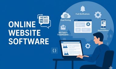 Online news website software